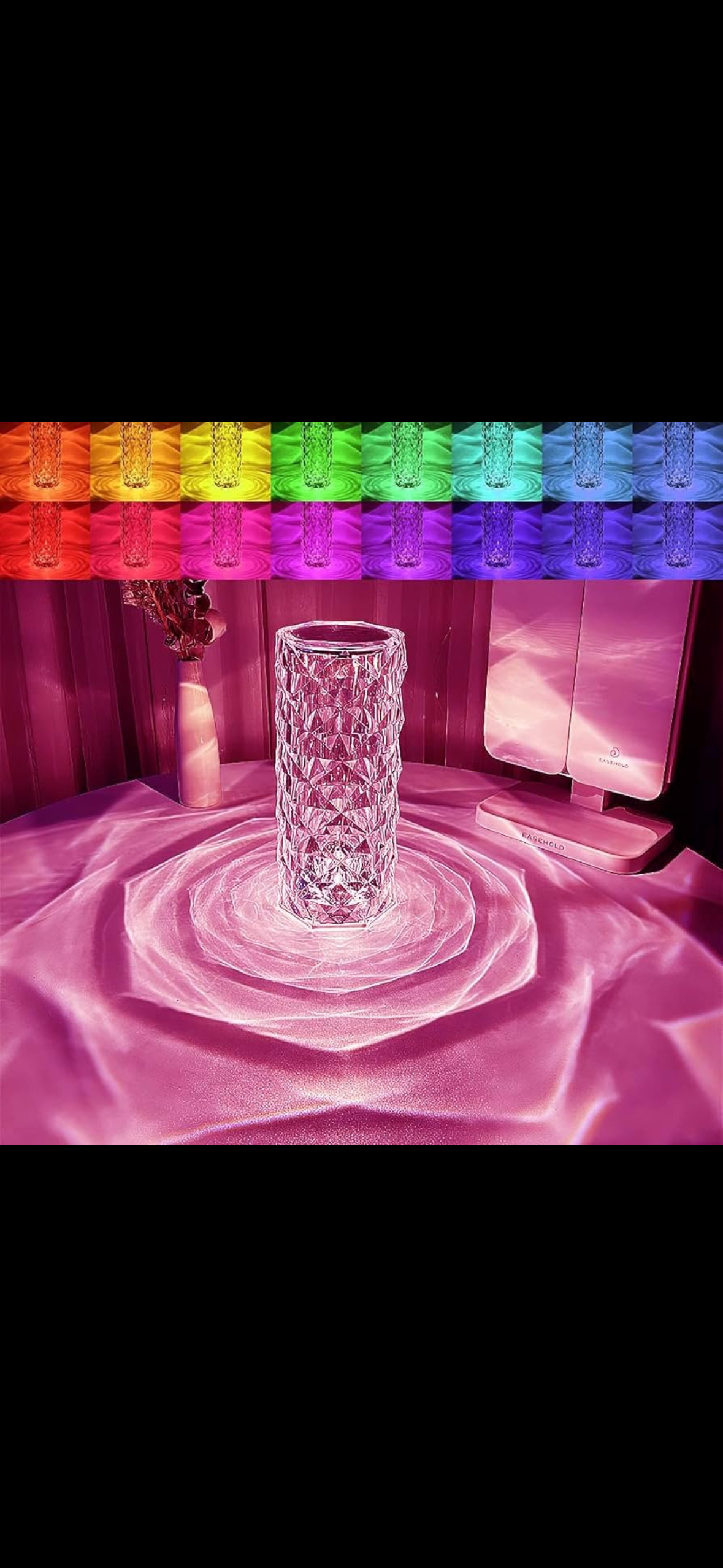 Lampe Diamant Aura – Éclairage romantique RGB 💎